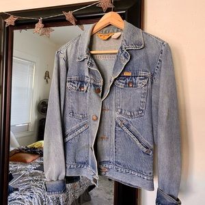 Vintage Rustler jean jacket, size S